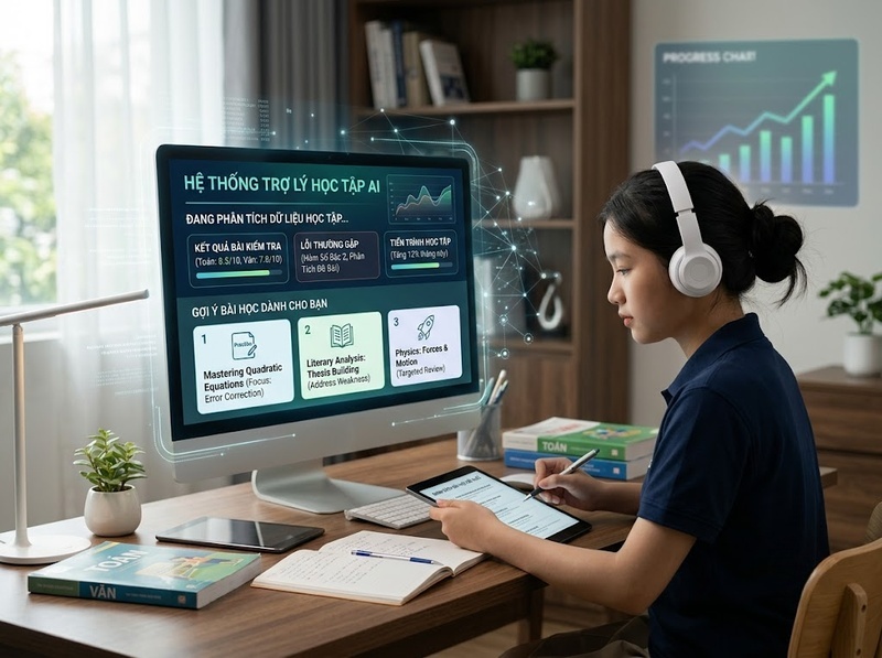 Ứng dụng AI trong giáo dục để cá nhân hóa và nâng cao hiệu quả học tập