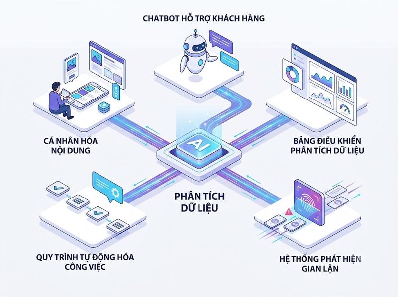 AI trong nền tảng số giúp cá nhân hóa và tự động hóa trải nghiệm
