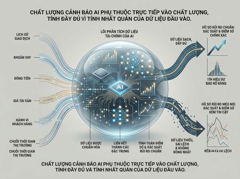 Ứng dụng AI trong quản trị rủi ro tài chính để dự báo và cảnh báo