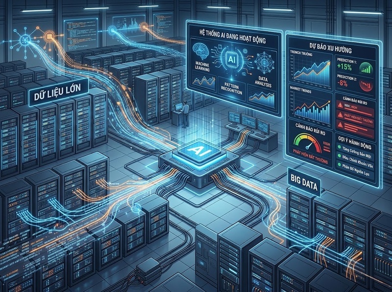 Mối quan hệ giữa AI và Big Data trong phân tích và dự báo
