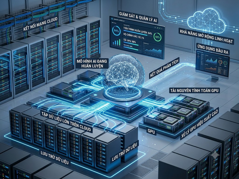 Cách AI và Cloud Computing hỗ trợ mở rộng và vận hành ứng dụng thông minh