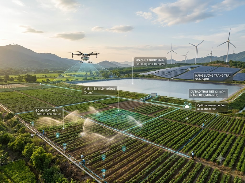 AI và phát triển bền vững trong quản lý tài nguyên và đo lường tác động