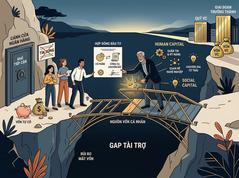 Vai trò của Angel Investor trong cấp vốn và đồng hành cùng startup