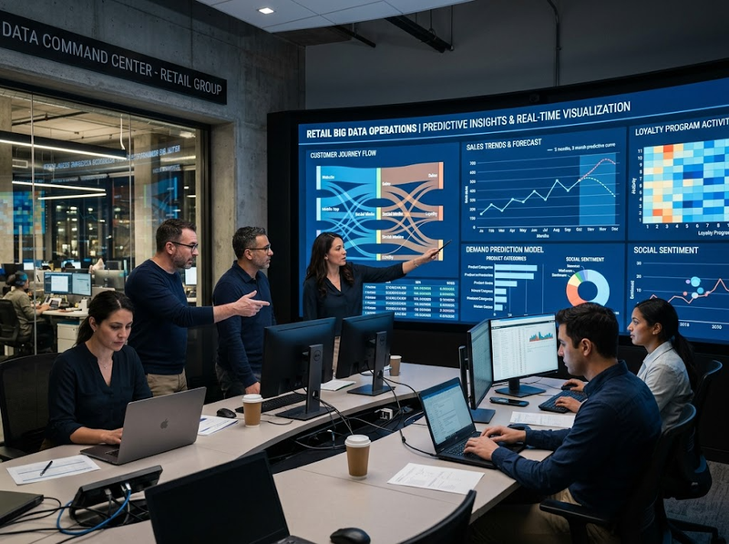 Ứng dụng Big Data trong bán lẻ để hiểu khách hàng và tối ưu vận hành