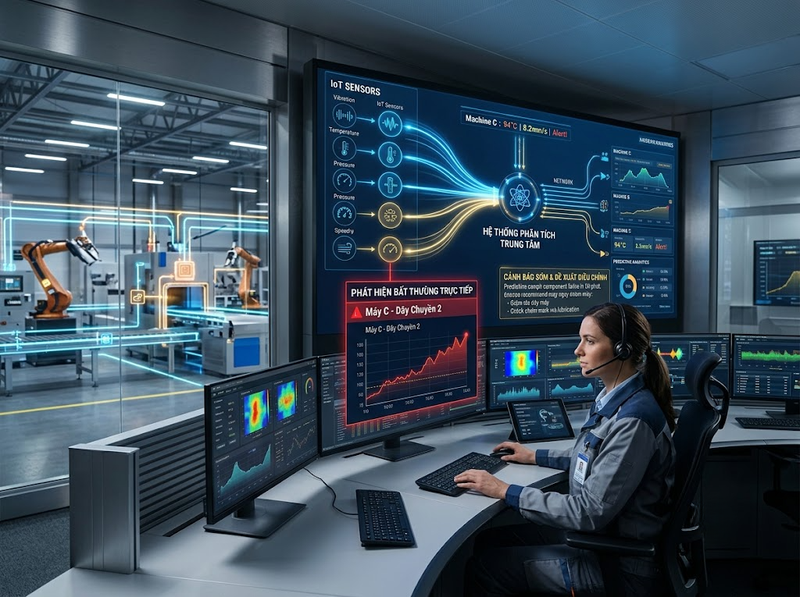 Ứng dụng Big Data trong sản xuất để dự báo và nâng cao năng suất