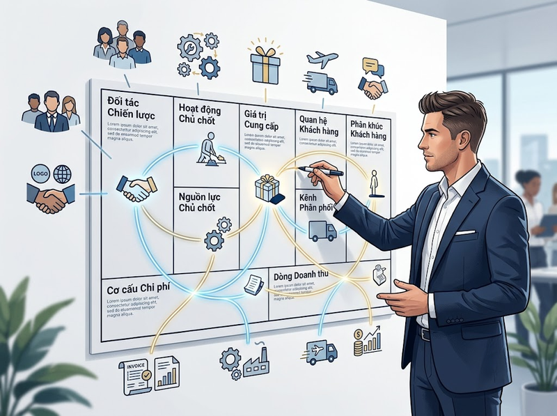 Tìm hiểu Business Model Canvas và vai trò của chín thành phần cốt lõi