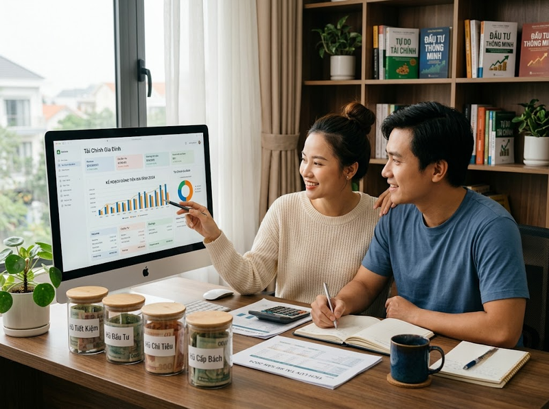 Cách đạt tự do tài chính qua thu nhập, tiết kiệm, đầu tư và kiểm soát rủi ro