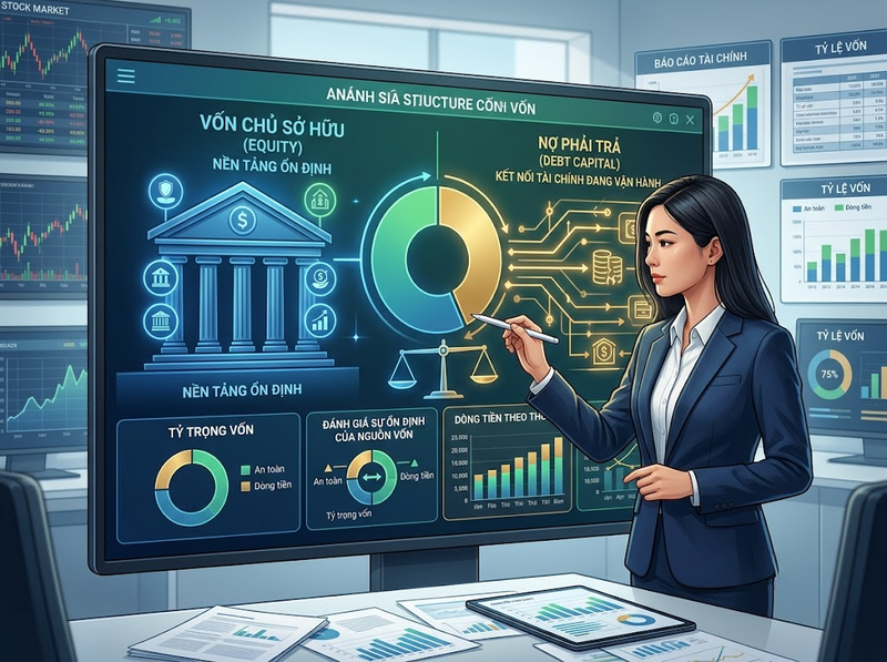 Cấu trúc tài chính doanh nghiệp ảnh hưởng đến chi phí vốn và rủi ro ra sao?
