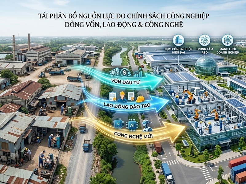 Vai trò của chính sách công nghiệp trong nâng cấp ngành và phân bổ nguồn lực