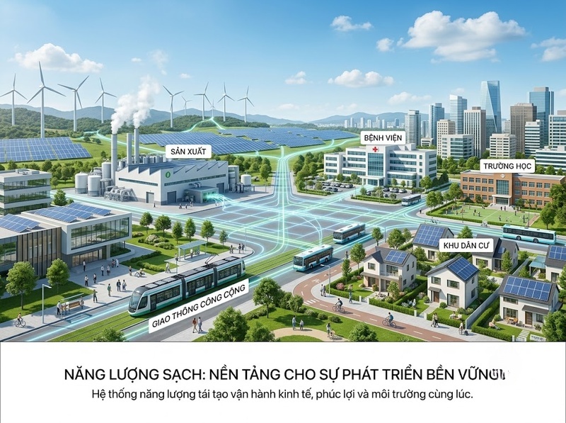 Vai trò của chuyển đổi năng lượng và phát triển bền vững trong giảm phát thải