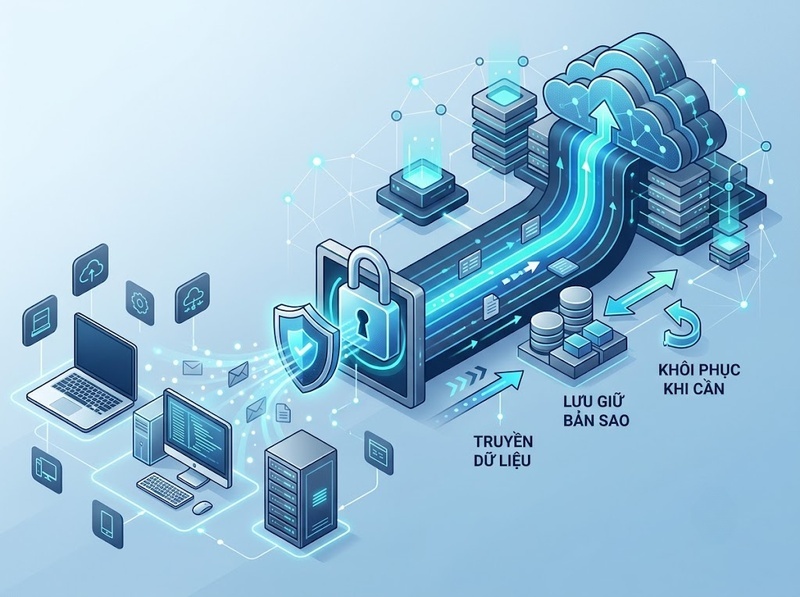 Tìm hiểu Cloud Backup và cơ chế lưu trữ, khôi phục dữ liệu từ xa