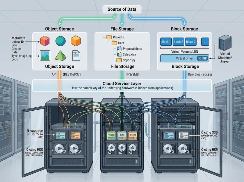 Tìm hiểu Cloud Storage và cơ chế đồng bộ, truy cập, bảo vệ dữ liệu