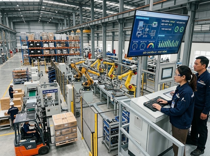Công nghiệp hóa và phát triển kinh tế qua sản xuất, việc làm và năng suất