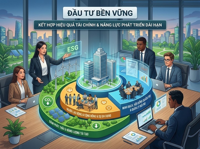 Cách đầu tư bền vững dựa trên tiêu chí môi trường, xã hội và quản trị