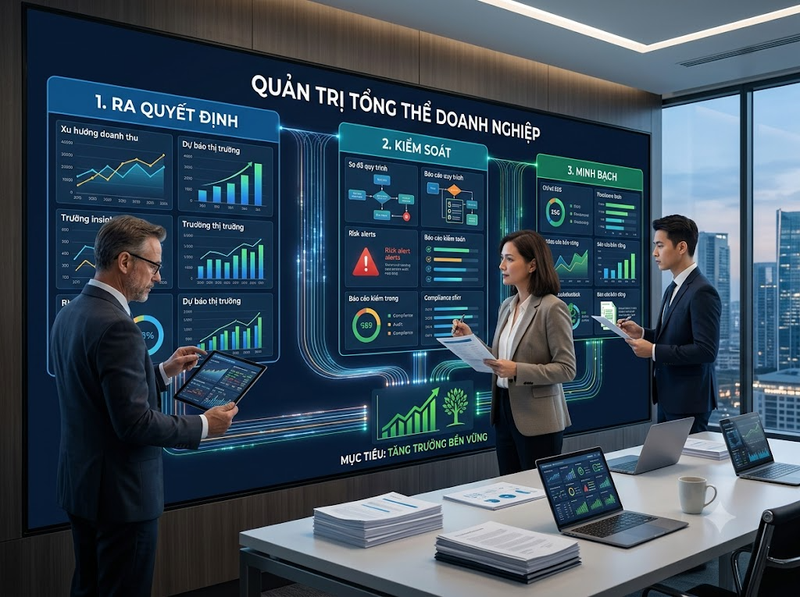 Cách đo lường hiệu quả quản trị doanh nghiệp qua quyết định, kiểm soát, minh bạch