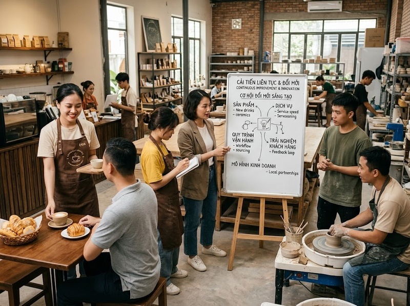 Đổi mới sáng tạo cho doanh nghiệp nhỏ từ ý tưởng đến thử nghiệm, mở rộng