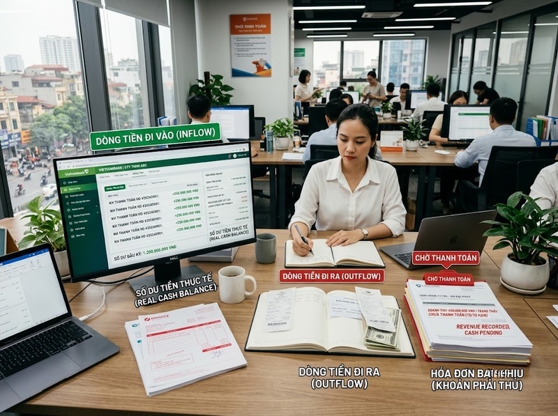 Tìm hiểu dòng tiền doanh nghiệp từ hoạt động kinh doanh, đầu tư, tài chính