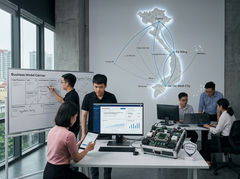 Hệ sinh thái khởi nghiệp Việt Nam qua startup, nhà đầu tư và tổ chức hỗ trợ