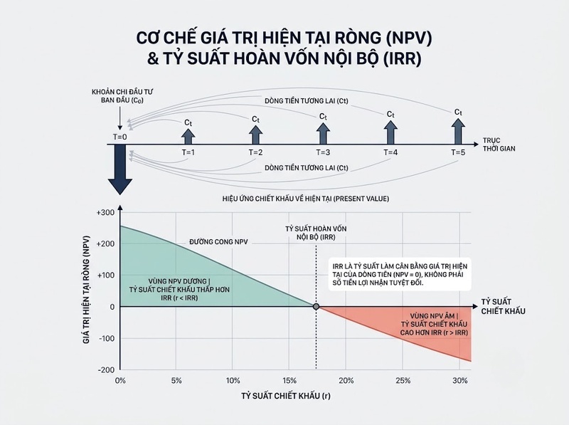 Tìm hiểu IRR và cách so sánh khả năng sinh lời của dự án