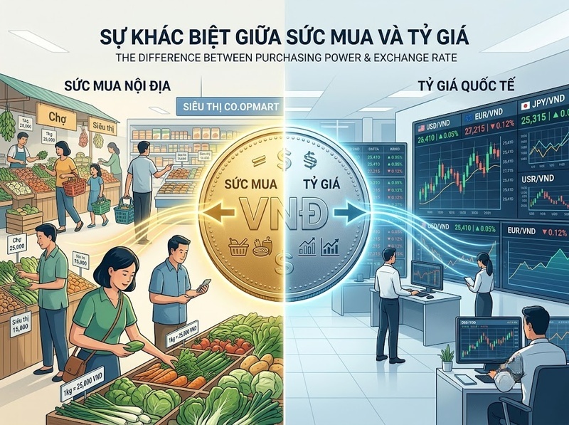 Lãi suất và giá trị tiền tệ qua sức mua, tỷ giá và nhu cầu nắm giữ