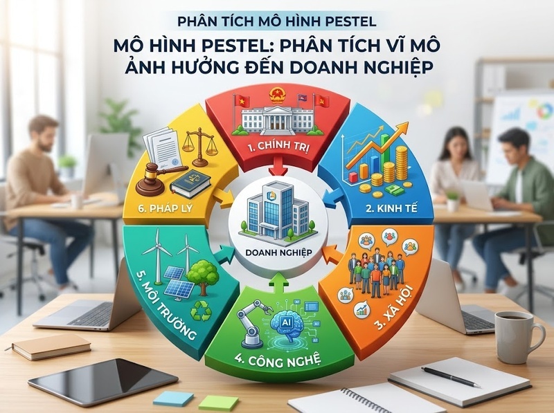 Ứng dụng mô hình PESTEL để nhận diện yếu tố vĩ mô và rủi ro