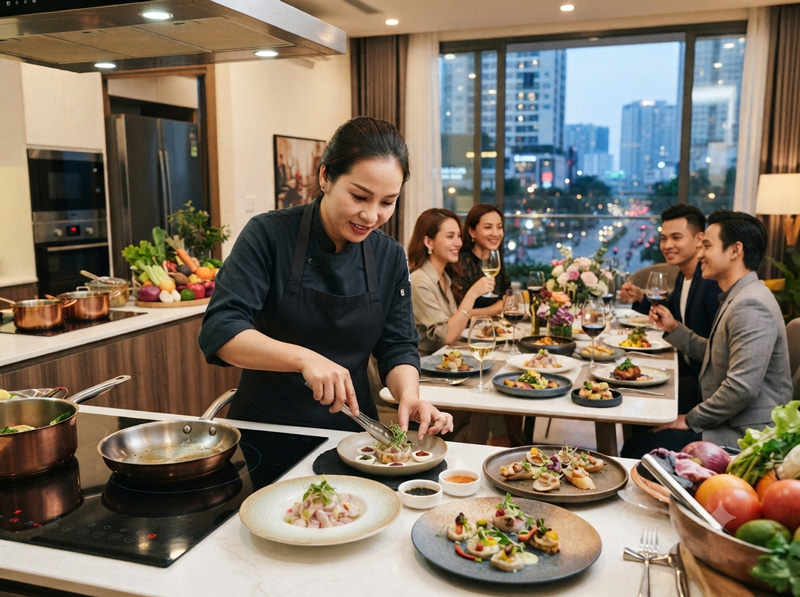 Những xu hướng mới trong nhu cầu thuê nấu tiệc tại đô thị