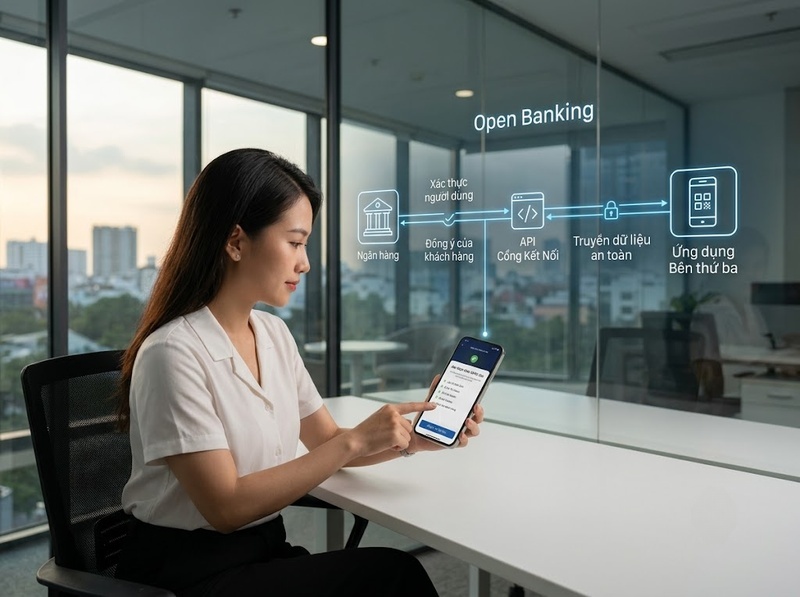 Tìm hiểu Open Banking qua API, sự đồng ý và kết nối dịch vụ tài chính