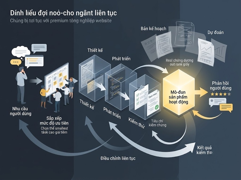 Ứng dụng phương pháp Agile để thích ứng nhanh và cải tiến liên tục