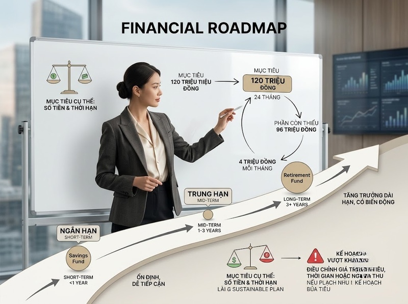 Quản lý thu nhập cá nhân hiệu quả qua phân bổ, tiết kiệm, đầu tư, dự phòng