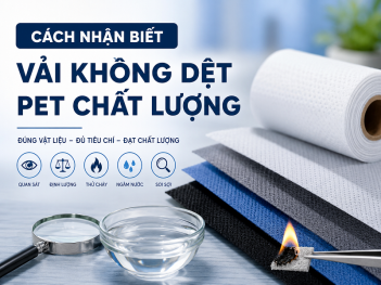 Cách nhận biết vải không dệt PET chất lượng