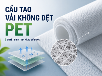 Cấu tạo vải không dệt PET và tính năng sử dụng