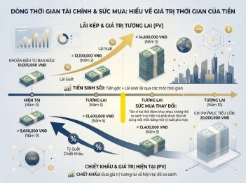 Giá trị thời gian của tiền được xác định như thế nào?
