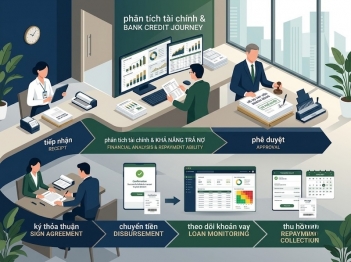 Quy trình cho vay ngân hàng được thực hiện qua những bước nào?