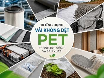 Các ứng dụng của vải không dệt PET