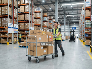 Vai trò của bánh xe đẩy trong vận chuyển nội bộ và kho vận