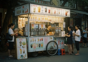 Top 3 mẫu xe trà sữa độc lạ tạo hiệu ứng thu hút khách cực mạnh